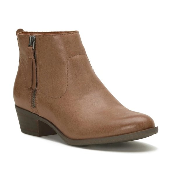 NEW LUCKY BRAND Blandre Ankle Boot In Color PORCINI - Picture 1 of 6